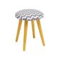 Poppy Stool Natural Grey