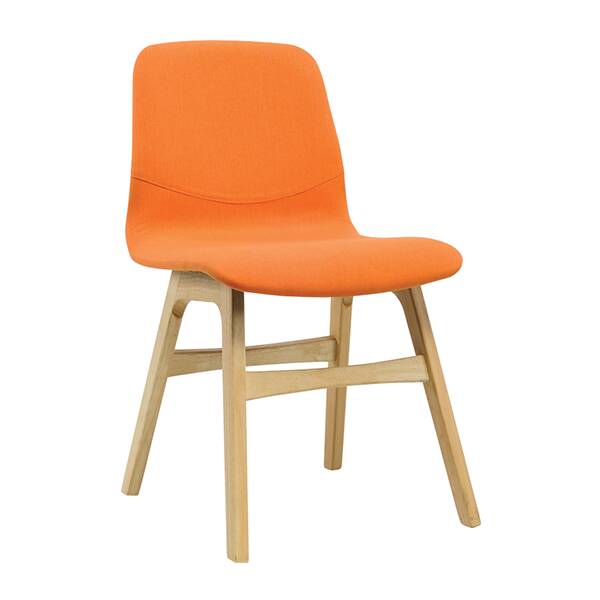 Alyssa Dining Chair Oak Tangerine