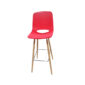 Tanis Bar Chair Natural Red