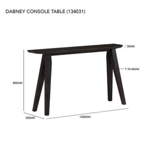 Dabney Console Table Anthracite