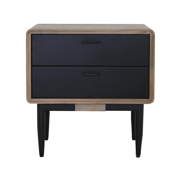 Blinder Nightstand Sand Black Grey