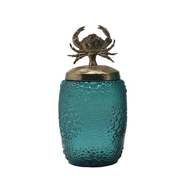 Blue Luster Crab Jar Large