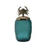 Blue Luster Crab Jar Small