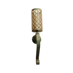 Architectural Candle Holder Antique Green Small