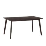 Cubist Dining Table Dark Chestnut 6seater