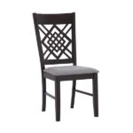 Ayrton Dining Chair Dark Chestnut Light Brown