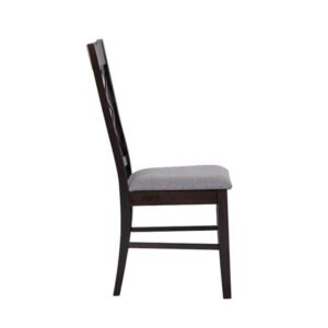 Ayrton Dining Chair Dark Chestnut Light Brown