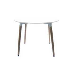 Ceven Dining Table Beech White 4seater