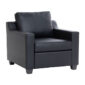 Baleno Sofa Black Espresso 1seater