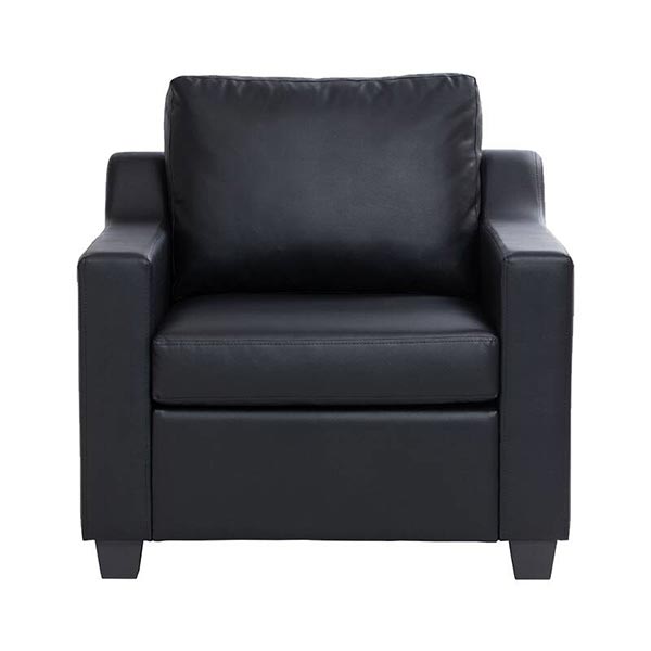 Baleno Sofa Black Espresso 1seater