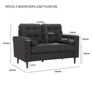 Royce Sofa Mocha