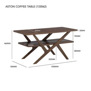 Aston Coffee Table Cocoa Walnut