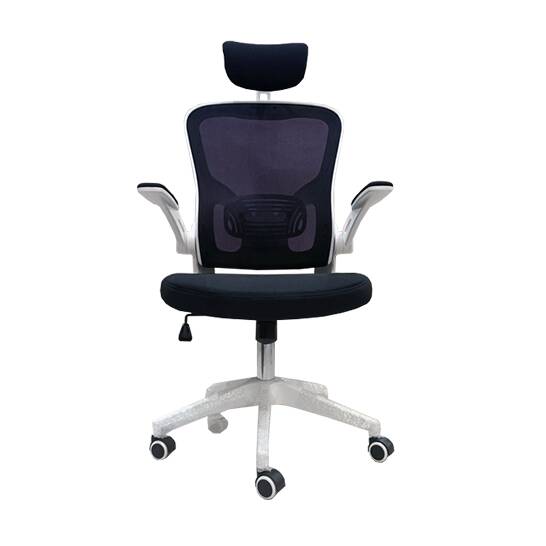 V Office Chair White Black