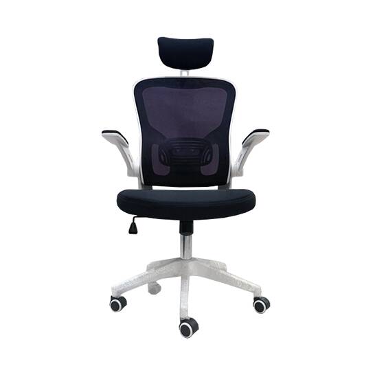 V Office Chair White Black