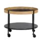 Mendel Coffee Table Matt Black Oak