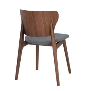 Fabiola Dining Chair Walnut Dim Grey