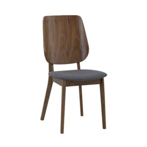 Lotfi Dining Chair Cocoa Battleship Grey