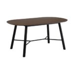 Harold Dining Table Black Cocoa 6seater