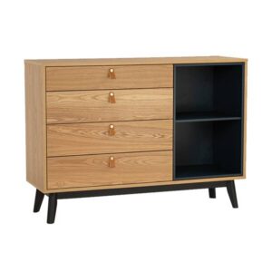 Castor Sideboard Black Natural