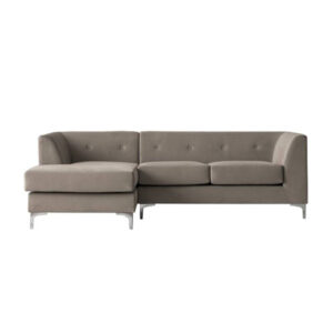 Levante L-Shape Sofa Silver Beige