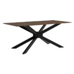 Gerald Dining Table Black Cocoa 6seater