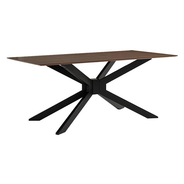 Gerald Dining Table Black Cocoa 6seater