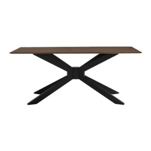 Gerald Dining Table Black Cocoa 6seater - Image 3