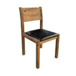 Travers Dining Chair Black PU