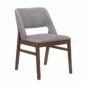 Zora Dining Chair Walnut Grey