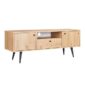 TV Stand A7013A Black Dark Oak