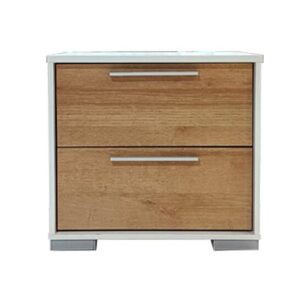 Nightstand A2038 Dark Oak White