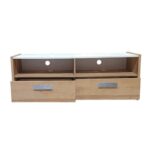 TV Stand NS7035 Dark Oak White