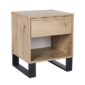 Nightstand NS2113 Black Light Oak