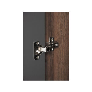 Mando Wardrobe Walnut Black