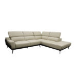 Clarise Right L-Shape Sofa Light Beige