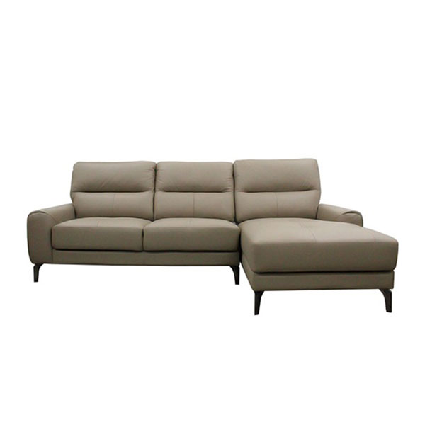 Bernadette Right L-Shape Sofa Dark Beige