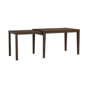 Ditta Extendable Dining Table Cocoa Walnut 4-6seater