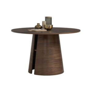 Okara Dining Table Walnut 6seater