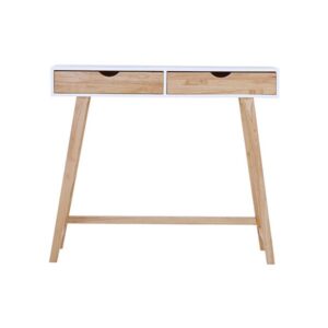 Arsenio Console Table White Natural