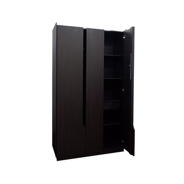 Yucca Wardrobe 3-Door Wenge