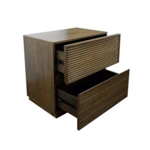 Trevon Bedside Pleven Brown Table