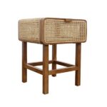 Malibu Bedside Table Ashwood