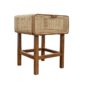 Malibu Bedside Table Ashwood