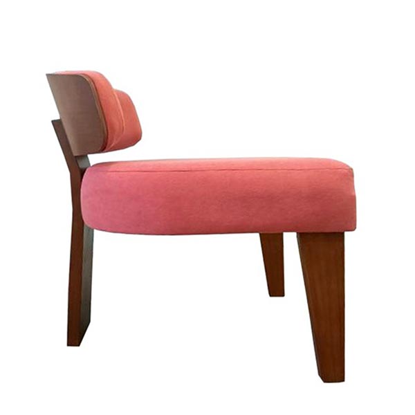 Mika Lounge Chair Rose Pink