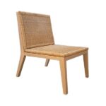 Rattan Lounge Chair Natural