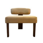 Mika Lounge Chair Mustard Brown