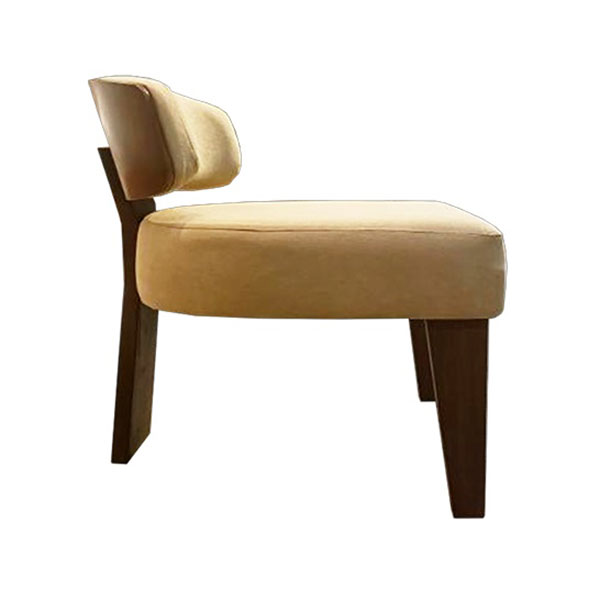 Mika Lounge Chair Mustard Brown