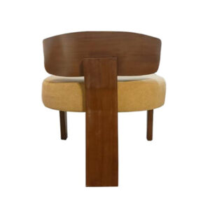 Mika Lounge Chair Mustard Brown - Image 3