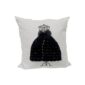 Lady Dress Throw Pillow Cover 44x44cm