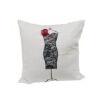 Chun Lady12 Throw Pillow Cover 44x44cm